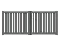 Portail battant Gray packshot 3D