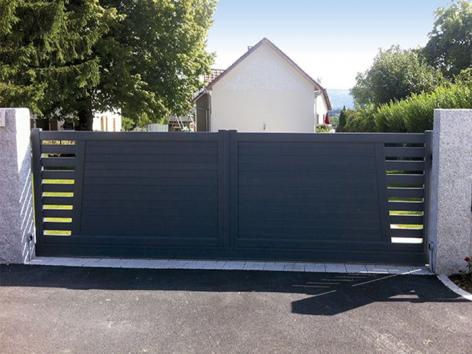 Portail aluminium battant coulissant Carco