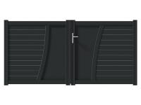 Portail battant Emagny packshot 3D