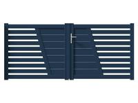 Portail aluminium Madeleine packshot 3D