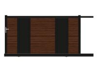 Portail aluminium Torpes packshot 3D