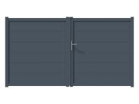 Portail aluminium Essia packshot 3D