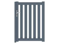 Portillon aluminium Gray packshot 3D