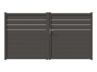 Portail aluminium Evans packshot 3D