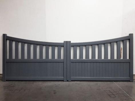 Portail Alu coulissant Palente 3m52