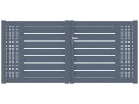 Portail aluminium Arbois packshot 3D