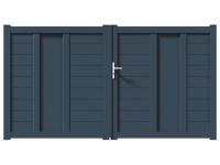 Portail aluminium Graphic packshot 3D