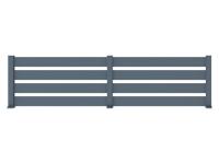 Clôture aluminium Ivrey pleine packshot 3D