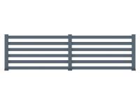 Clôture alu Rix packshot 3D