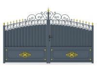 Portail battant Grammont packshot 3D