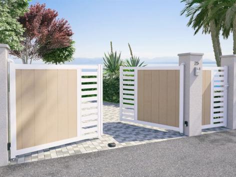 Portillon alu 100% personnalisable