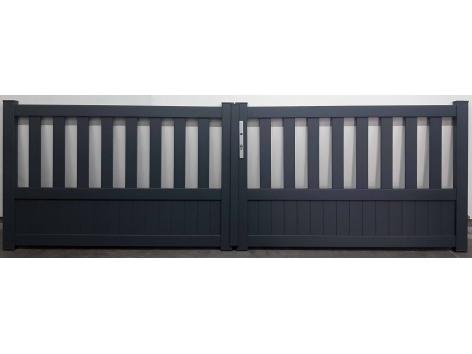 Portail Alu battant Baume 2m81