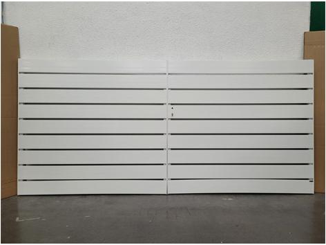 Portail PVC battant Infiny droit manuel