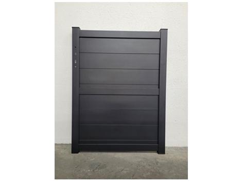 Portillon Alu battant Evans reversible manuel