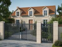Portail aluminium Chalèze