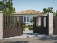 Portail battant alu Baume - Photo réalisation 1