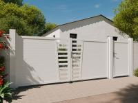 Portail aluminium Pusy photo réalisation 1