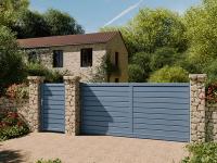 Portail aluminium Séquanes packshot 3D