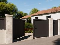 Portail aluminium Pépite photo réalisation 1