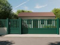 Portail aluminium Chargey packshot 3D