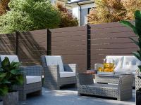 Claustra aluminium Rioz ambiance 3D