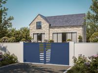 Portail aluminium Pusy photo réalisation 1