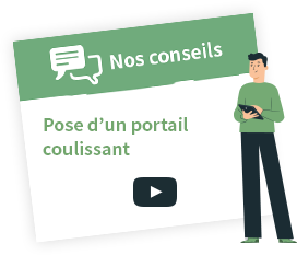 Pose d'un portail coulissantJardimat