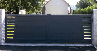 Portail coulissant gamme Prestige