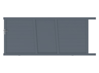 Portail coulissant Bournois packshot 3D