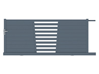 Portail coulissant Carco packshot 3D