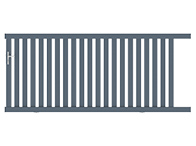 Portail coulissant Gray packshot 3D