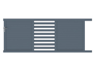 Portail coulissant Poyans packshot 3D