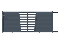 Portail coulissant Pusy packshot 3D