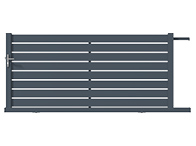 Portail coulissant Rioz packshot 3D