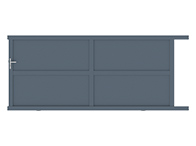 Portail coulissant Serre packshot 3D