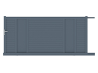 Portail coulissant Torpes packshot 3D