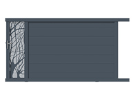 Portail coulissant Vesoul packshot 3D