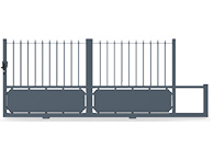 Portail coulissant Viotte packshot 3D