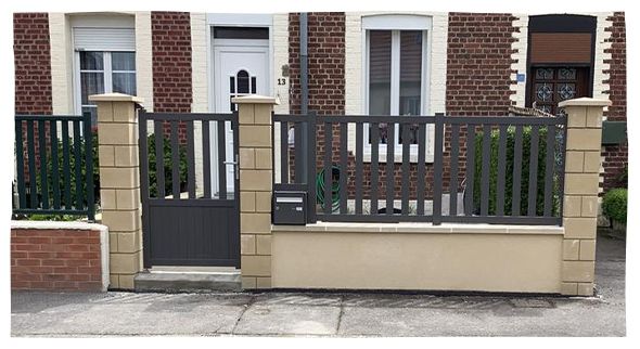 Clôture aluminium, PVC, bois, fer assortis portail et portillon - Jardimat