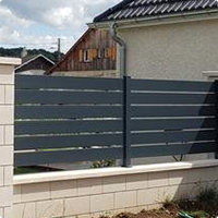 Clôture alu ajouré