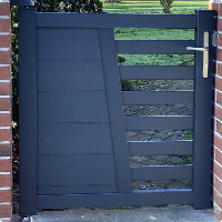 Portillon alu ajouré